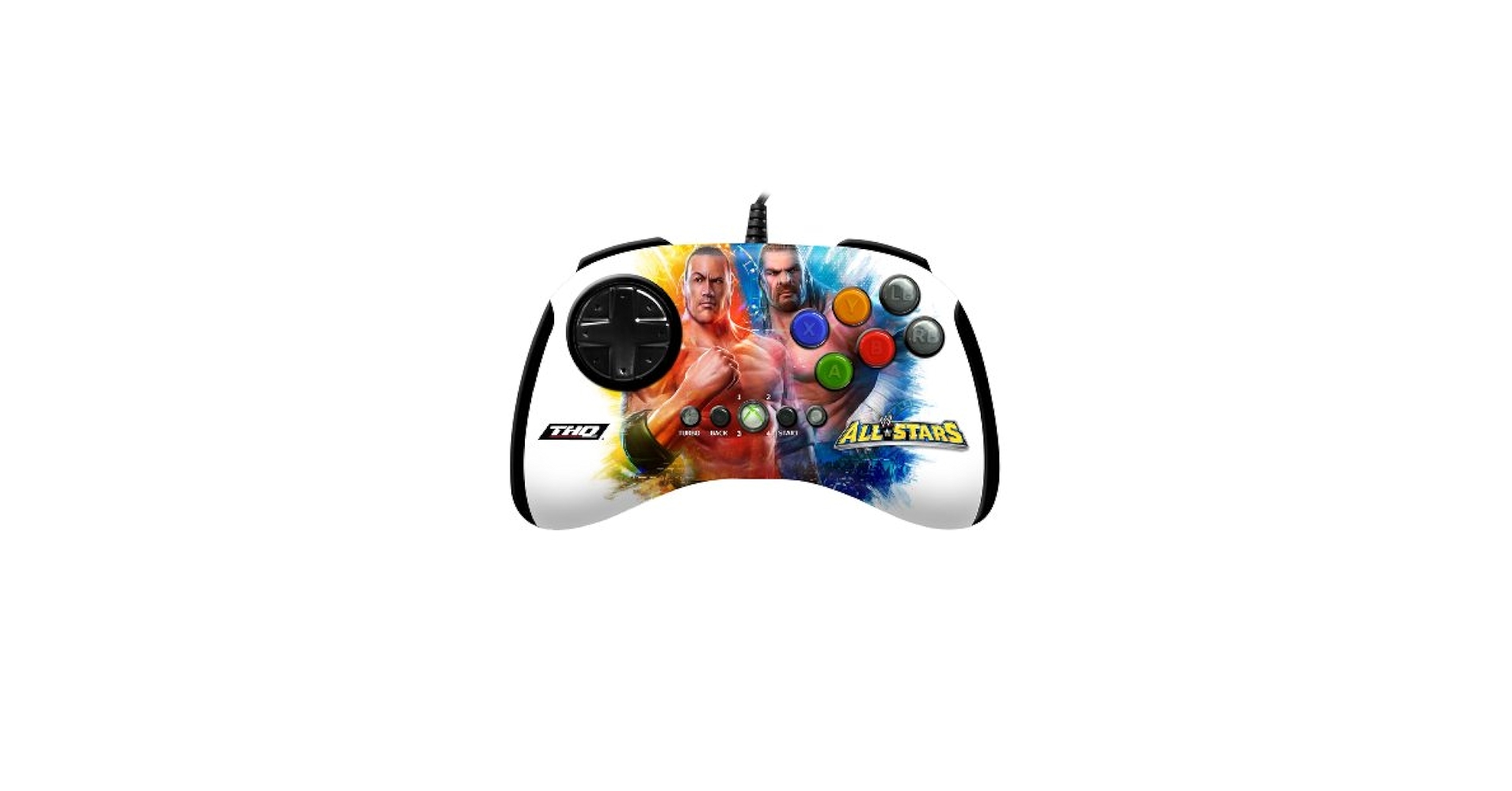 Amazon.com: Xbox 360 WWE All Stars Brawl Pad - The Rock and